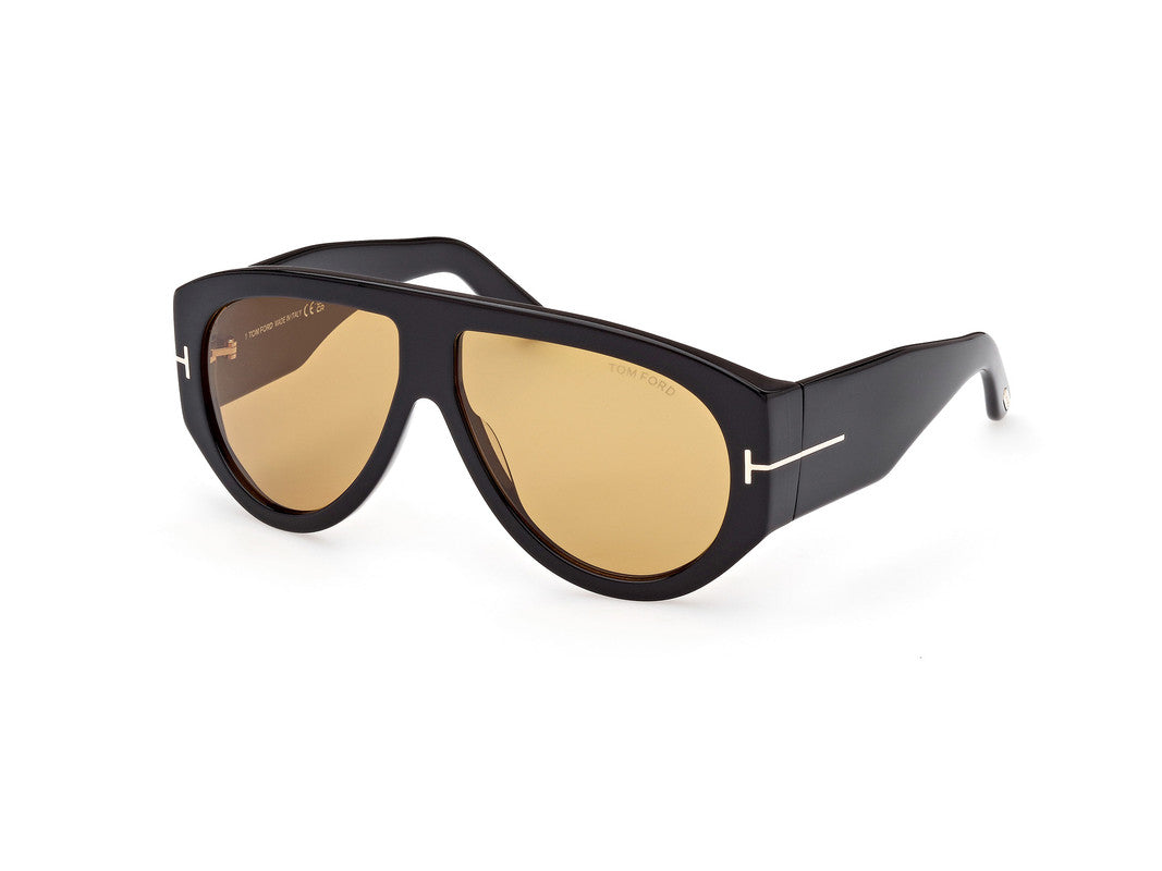 Shiny Black Male Sunglasses Tom Ford 889214402530