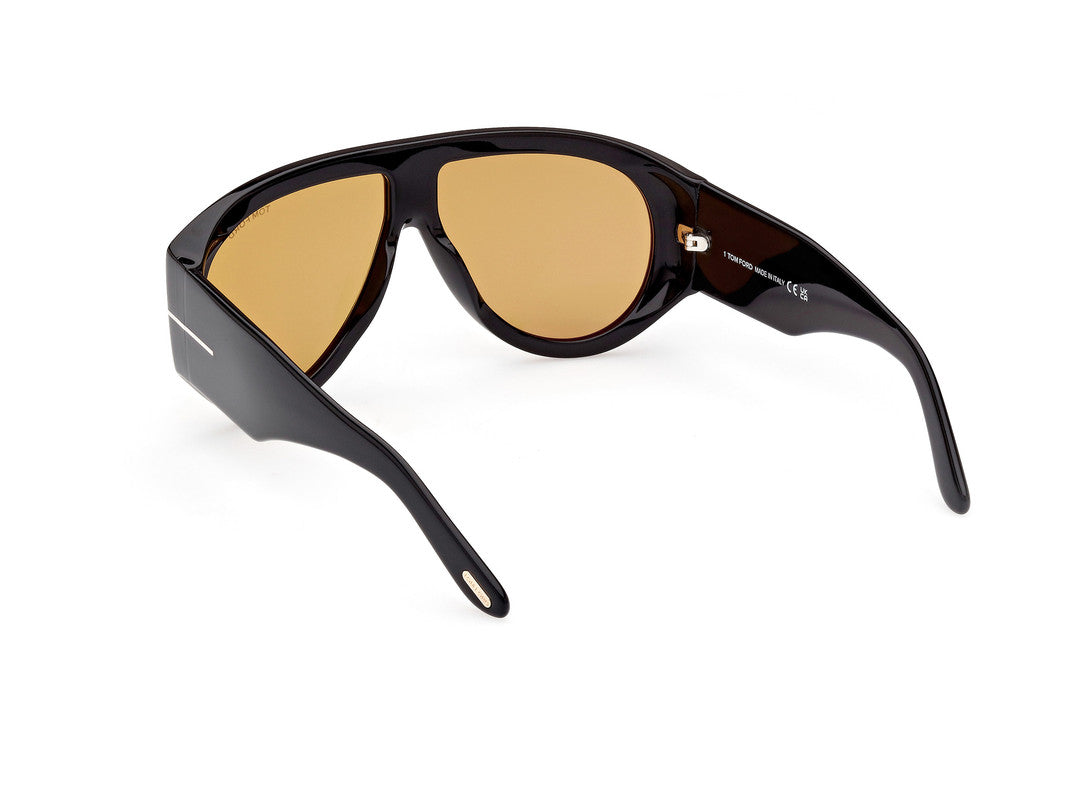 Shiny Black Male Sunglasses Tom Ford 889214402530