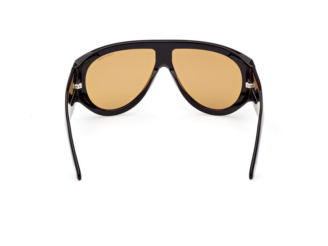 Shiny Black Male Sunglasses Tom Ford 889214402530