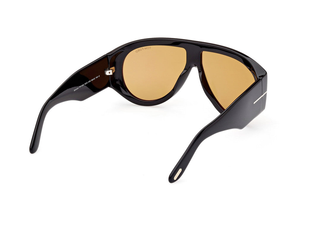 Shiny Black Male Sunglasses Tom Ford 889214402530