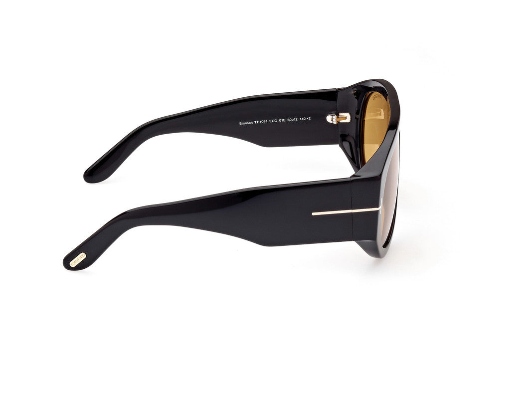 Shiny Black Male Sunglasses Tom Ford 889214402530