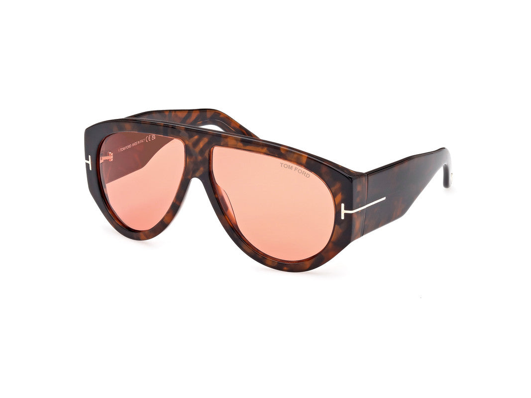 Coloured Havana Male Sunglasses Tom Ford 889214402547