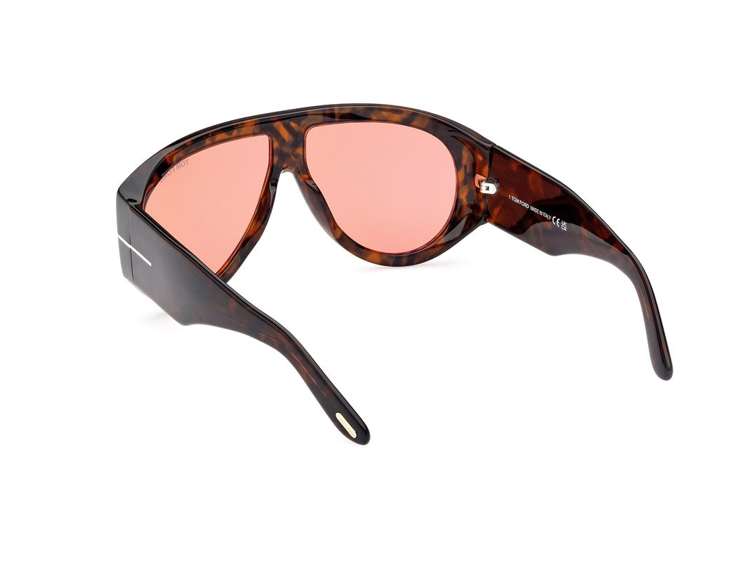 Coloured Havana Male Sunglasses Tom Ford 889214402547