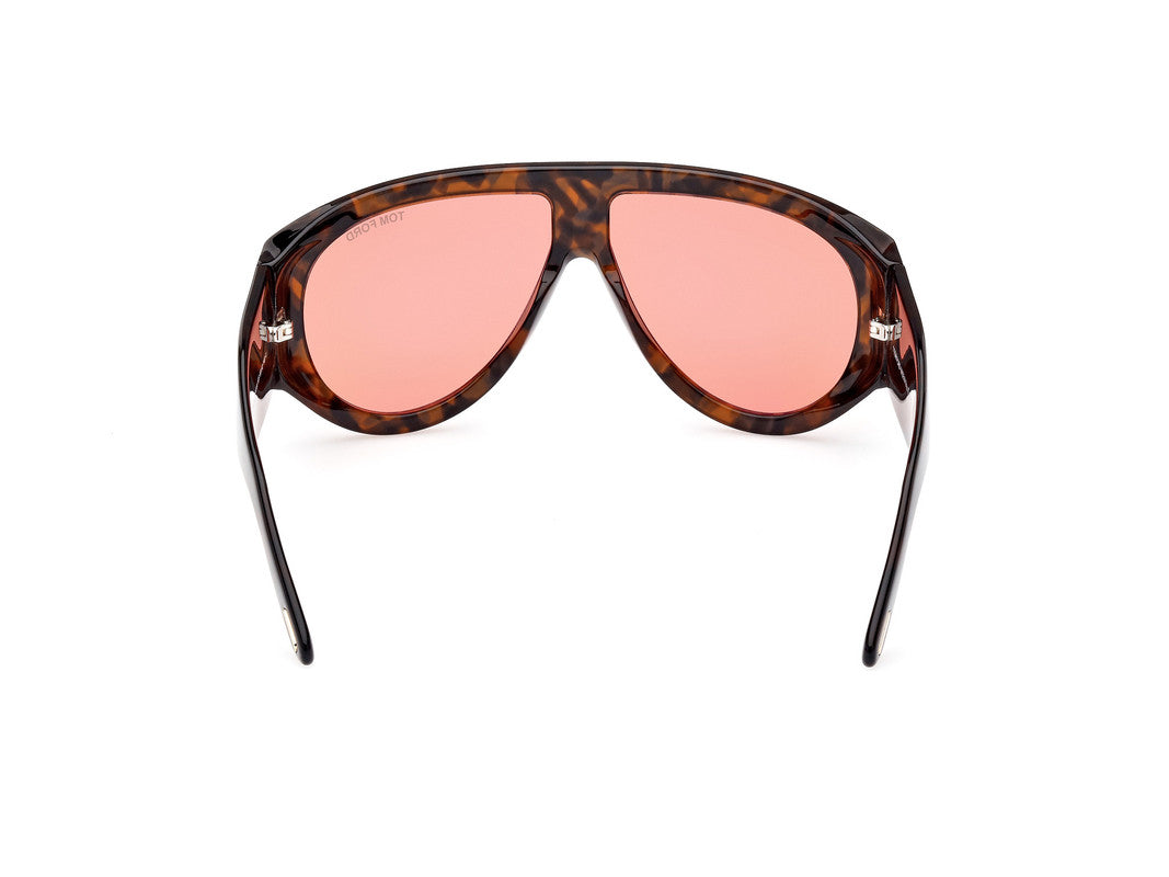 Coloured Havana Male Sunglasses Tom Ford 889214402547