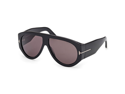 Shiny Black Male Sunglasses Tom Ford 889214602701