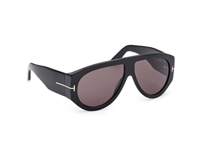 Shiny Black Male Sunglasses Tom Ford 889214602701