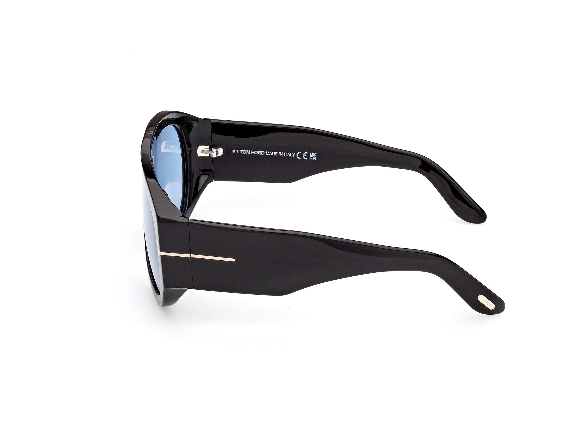Shiny Black Male Sunglasses Tom Ford 889214519788