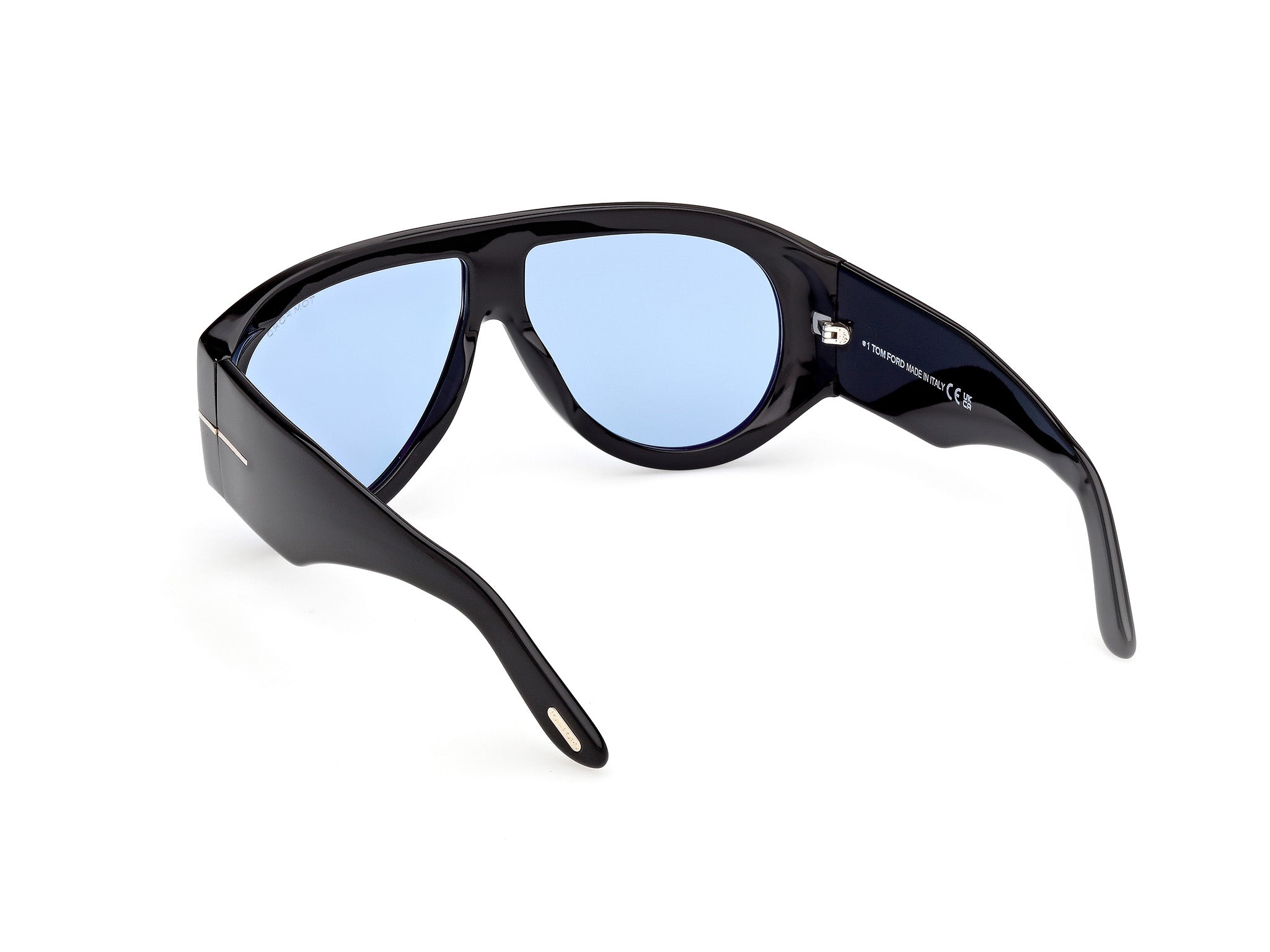 Shiny Black Male Sunglasses Tom Ford 889214519788