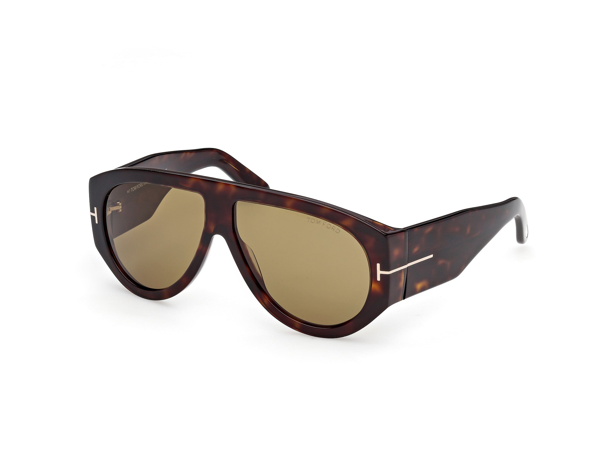 Dark Havana Male Sunglasses Tom Ford 889214602718