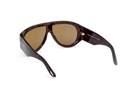 Dark Havana Male Sunglasses Tom Ford 889214602718
