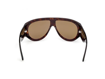 Dark Havana Male Sunglasses Tom Ford 889214602718