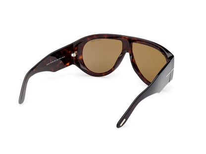 Dark Havana Male Sunglasses Tom Ford 889214602718