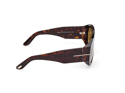 Dark Havana Male Sunglasses Tom Ford 889214602718