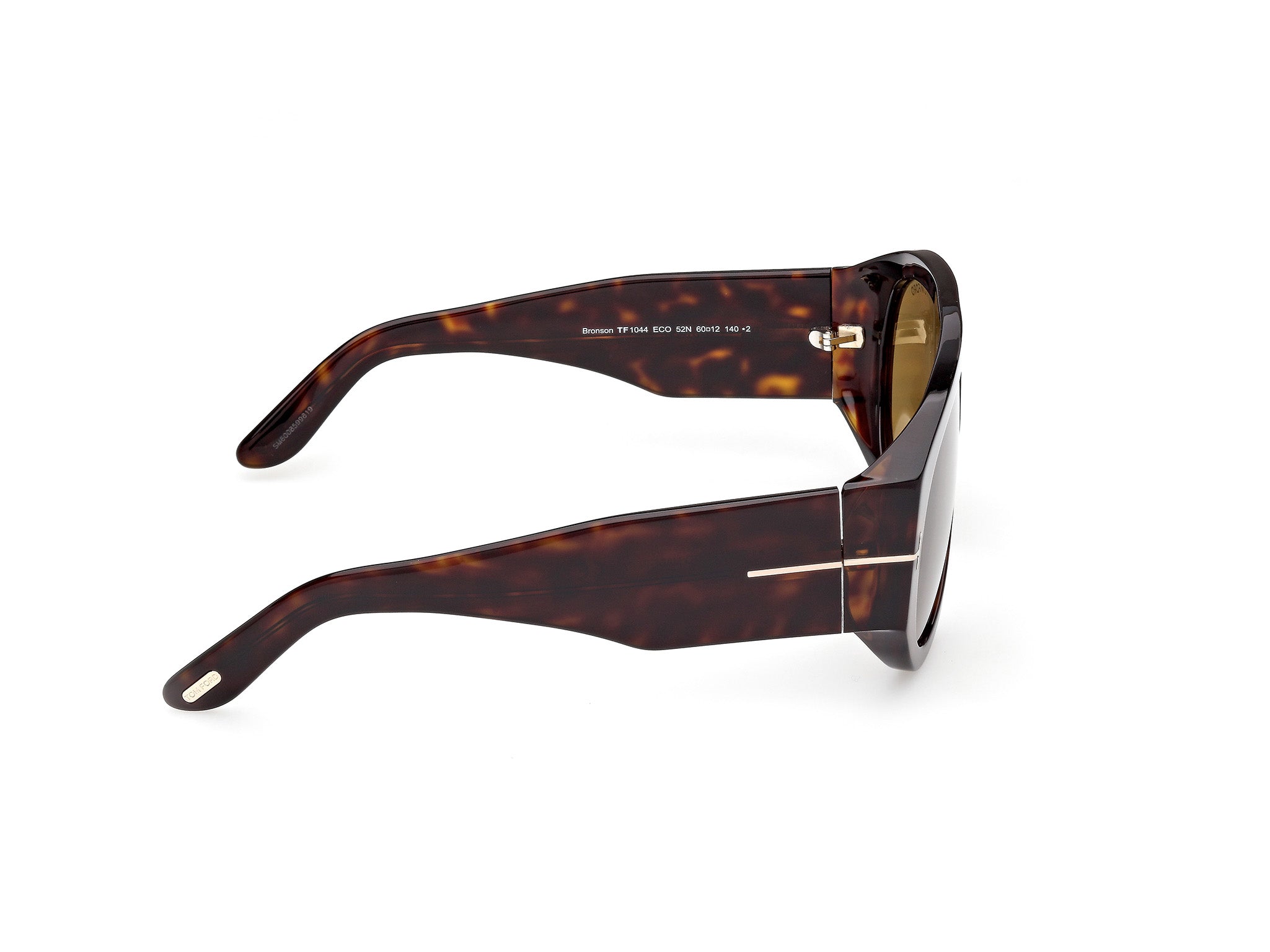 Dark Havana Male Sunglasses Tom Ford 889214602718