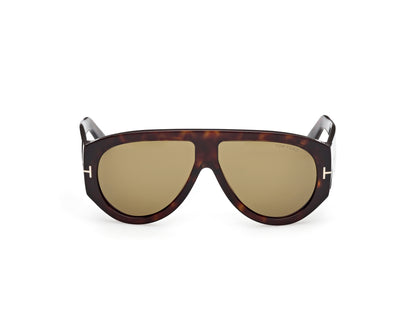 Dark Havana Male Sunglasses Tom Ford 889214602718