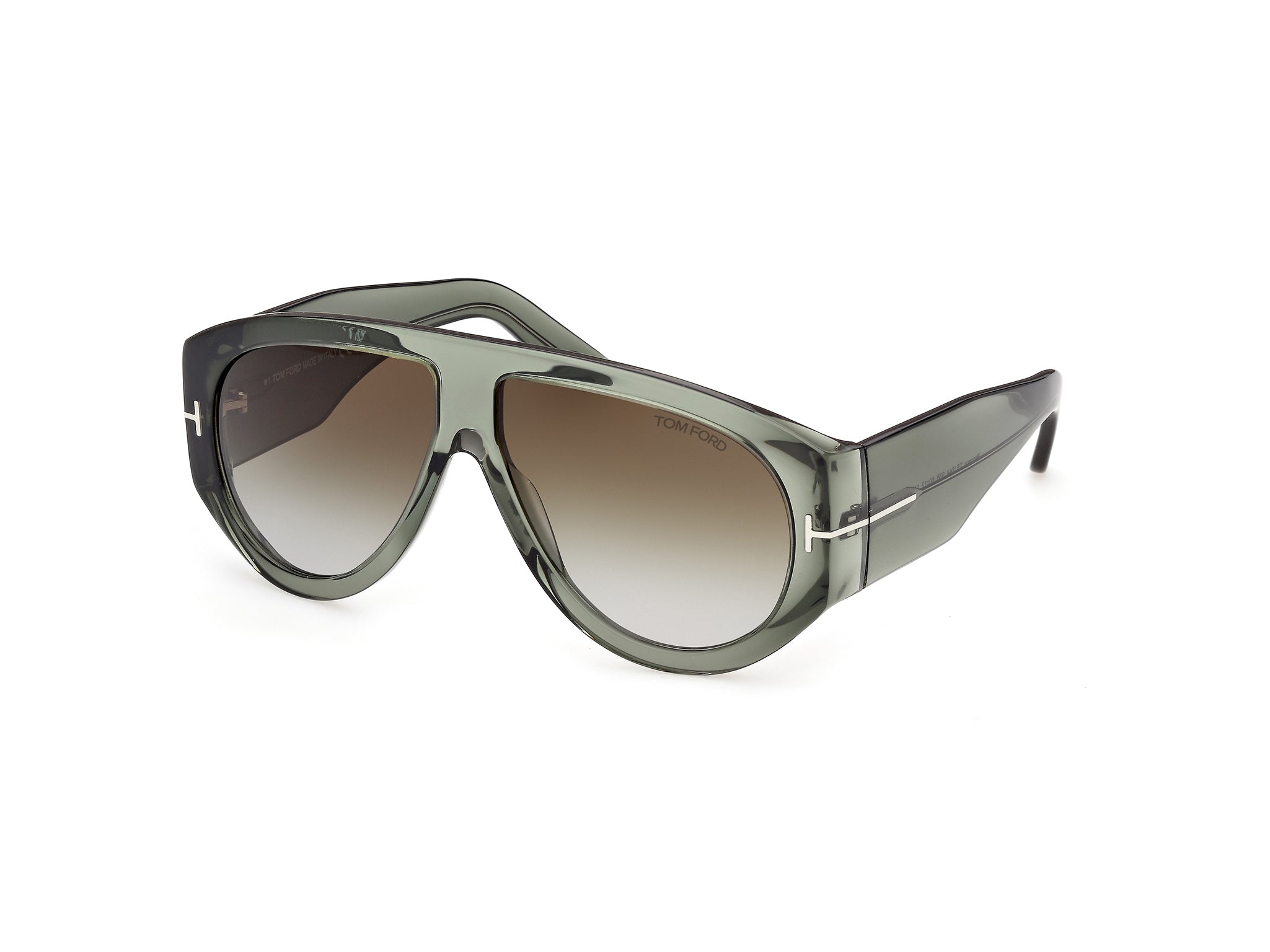 Shiny Light Green Male Sunglasses Tom Ford 889214684080