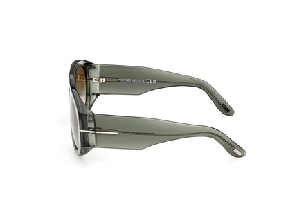 Shiny Light Green Male Sunglasses Tom Ford 889214684080