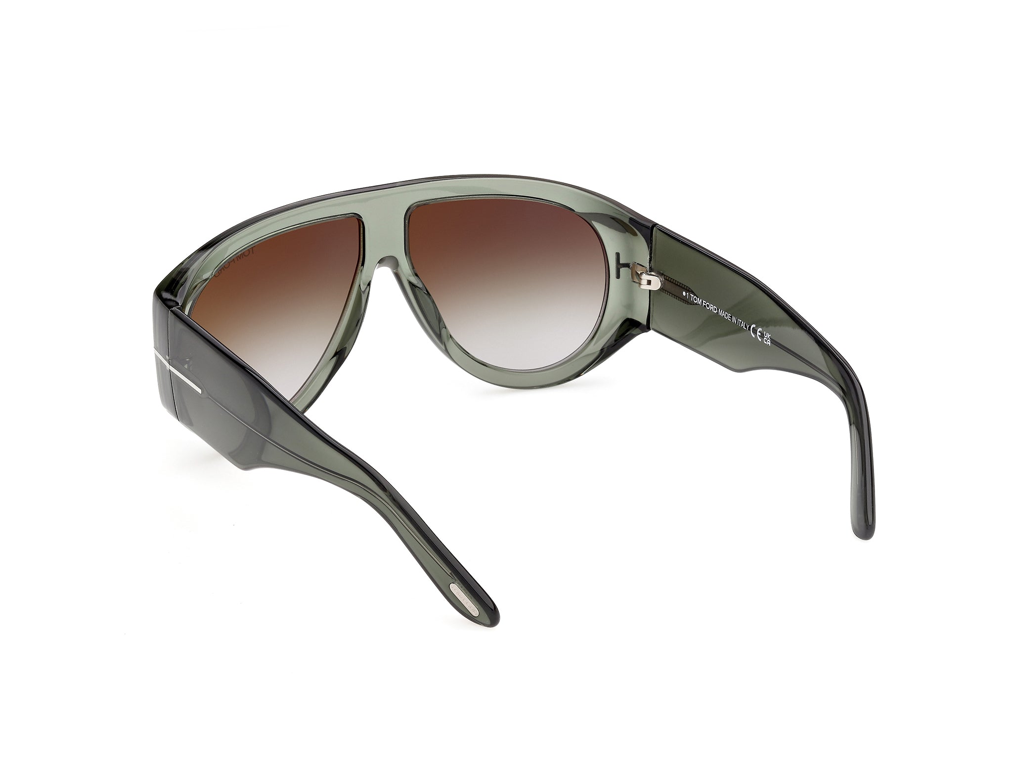 Shiny Light Green Male Sunglasses Tom Ford 889214684080