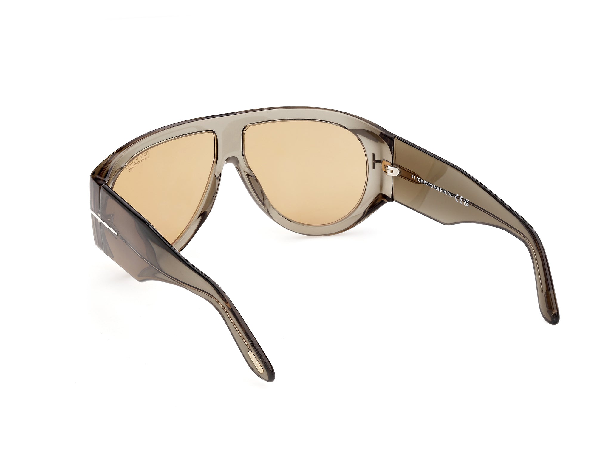 Shiny Light Green Male Sunglasses Tom Ford 889214684097