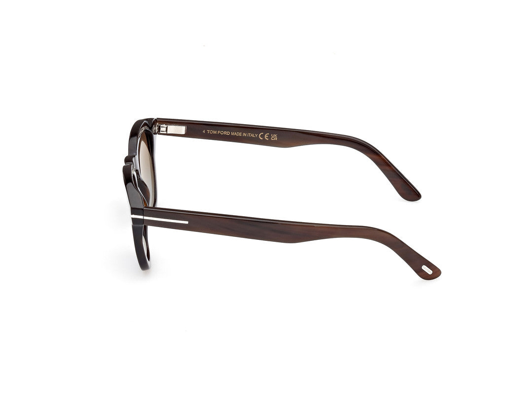 Shiny Black Male Sunglasses Tom Ford Private Collection 889214417282