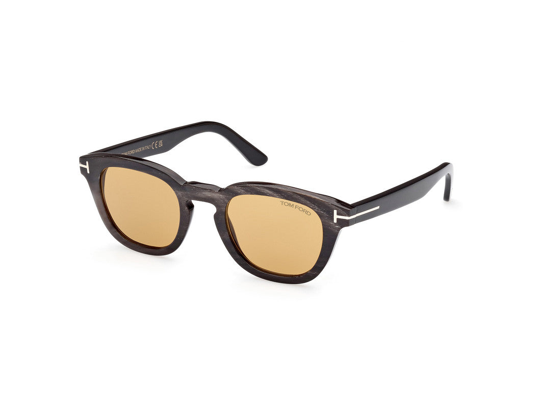 Black Horn Male Sunglasses Tom Ford Private Collection 889214417299