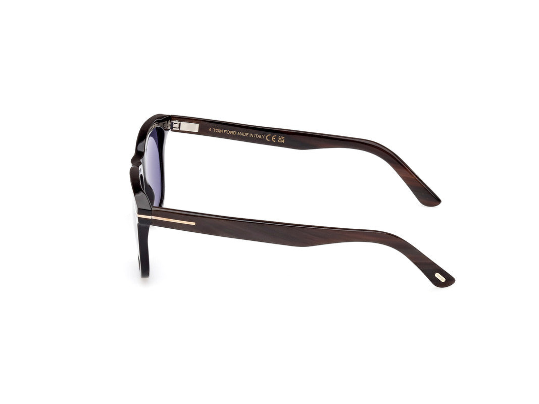 Shiny Black Male Sunglasses Tom Ford Private Collection 889214417305