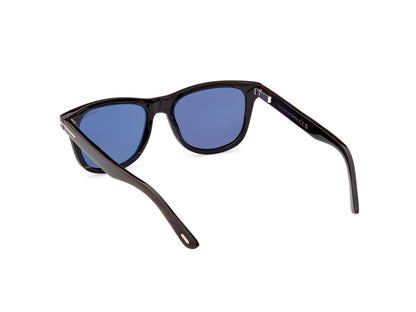 Shiny Black Male Sunglasses Tom Ford Private Collection 889214417305
