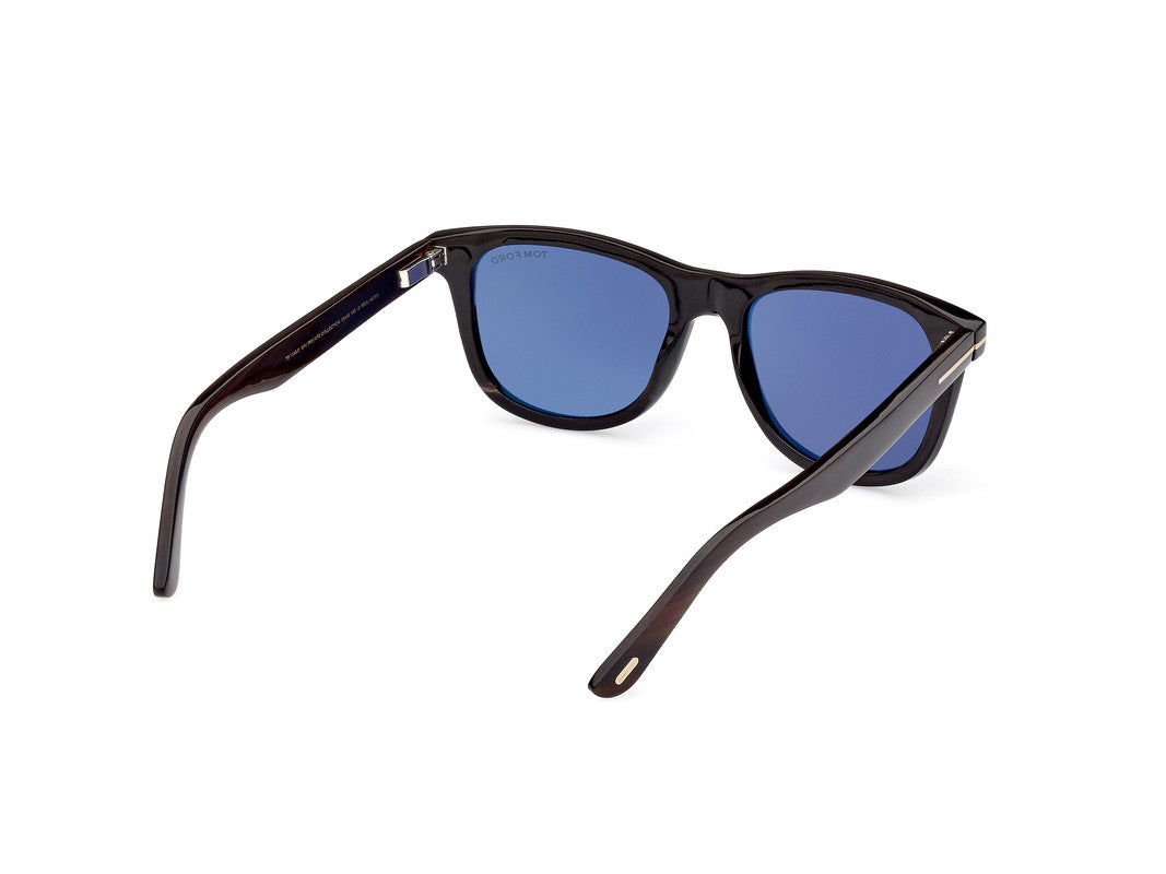 Shiny Black Male Sunglasses Tom Ford Private Collection 889214417305