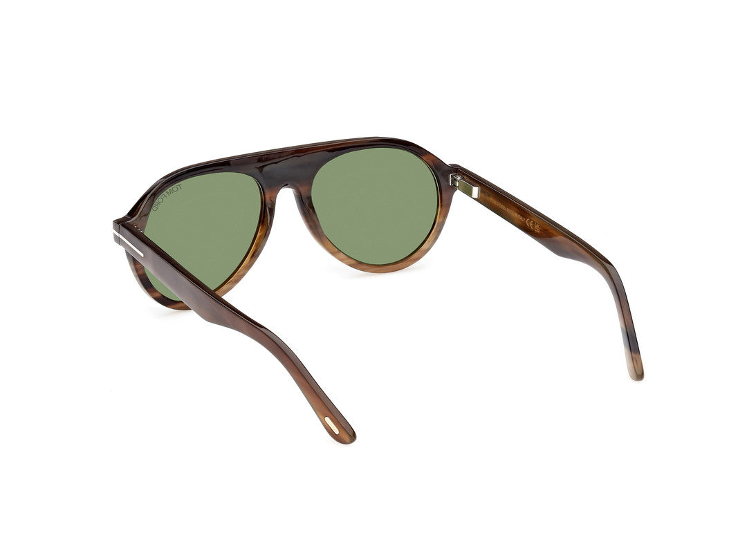 Horn/Gradient Male Sunglasses Tom Ford Private Collection 889214417329