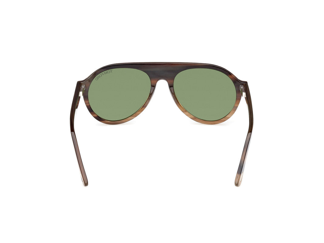 Horn/Gradient Male Sunglasses Tom Ford Private Collection 889214417329