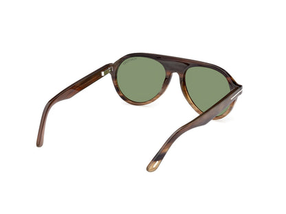 Horn/Gradient Male Sunglasses Tom Ford Private Collection 889214417329