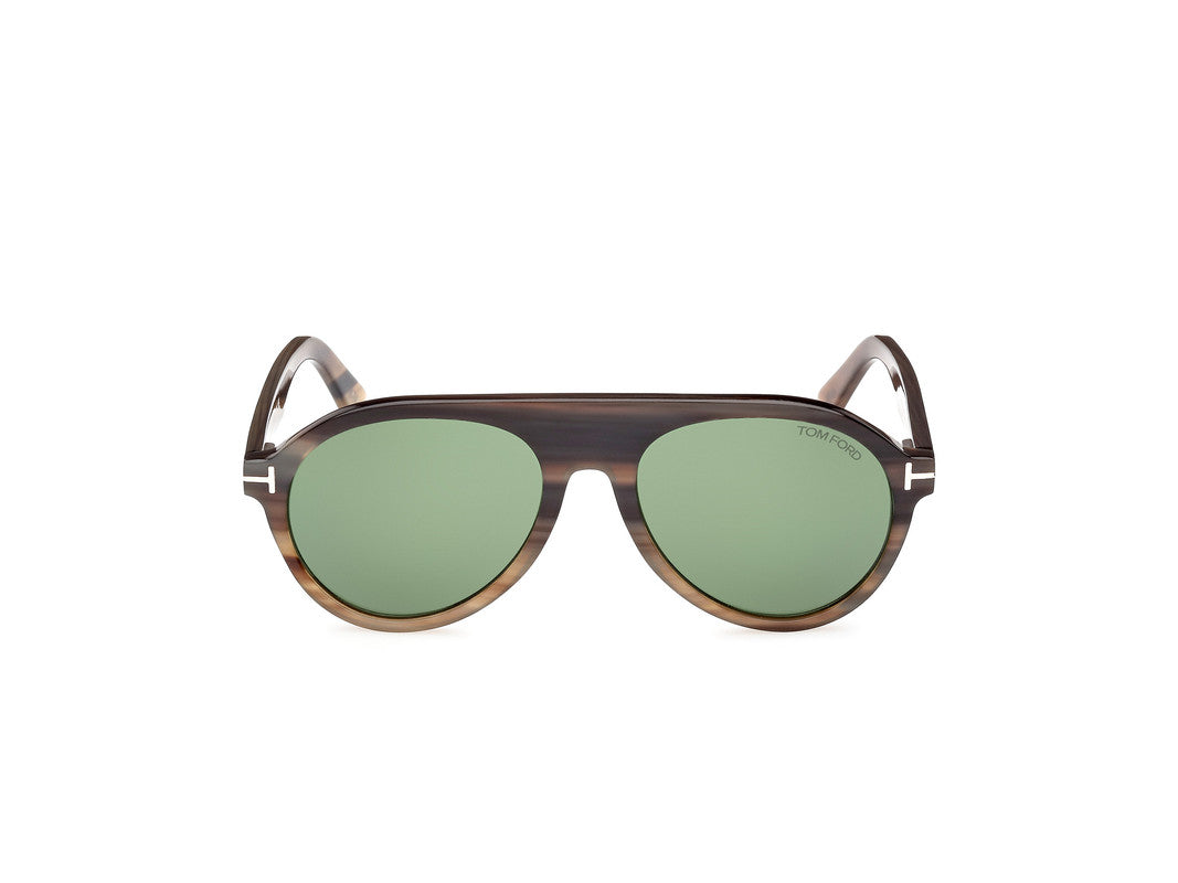 Horn/Gradient Male Sunglasses Tom Ford Private Collection 889214417329