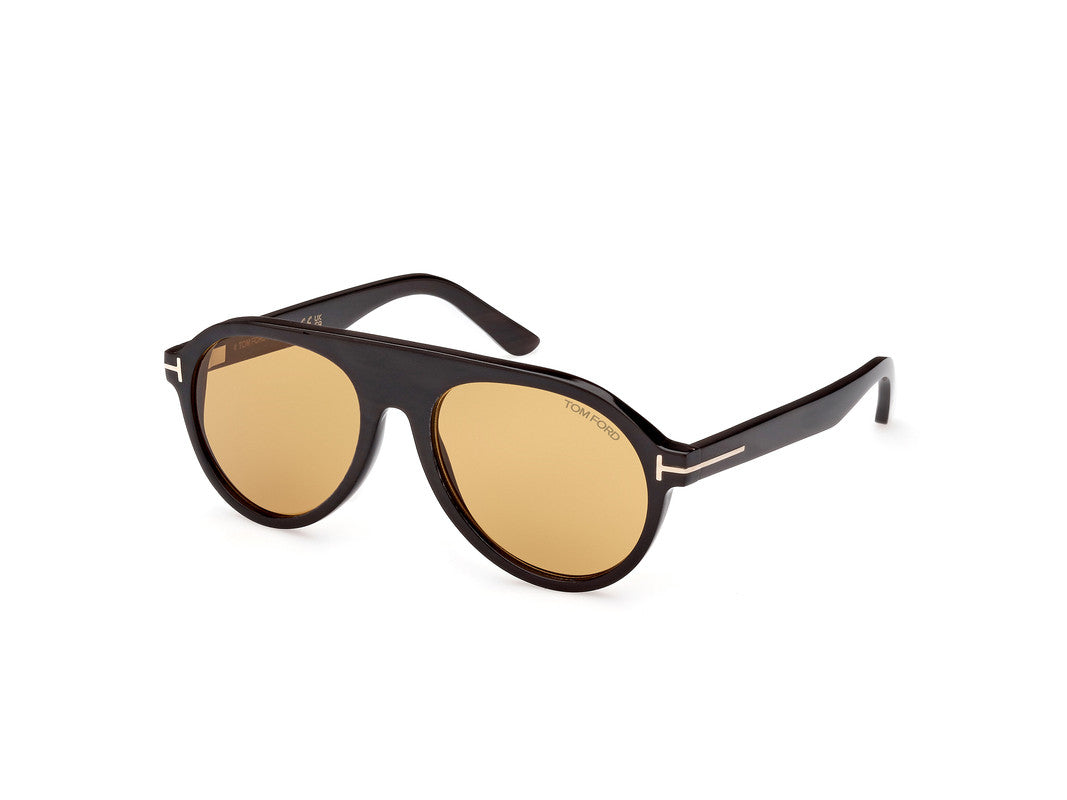Matte Black Male Sunglasses Tom Ford Private Collection 889214417336