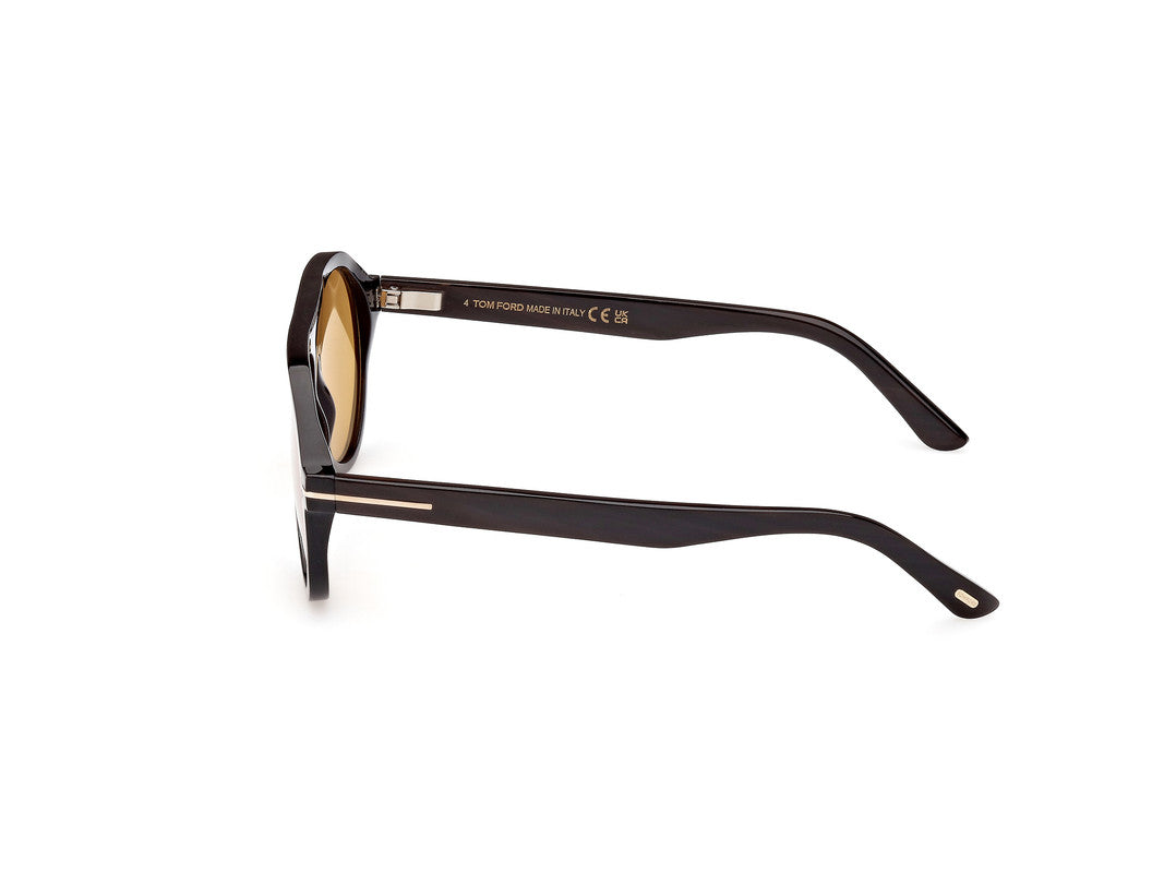 Matte Black Male Sunglasses Tom Ford Private Collection 889214417336