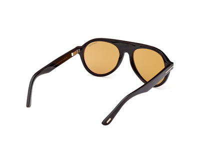 Matte Black Male Sunglasses Tom Ford Private Collection 889214417336