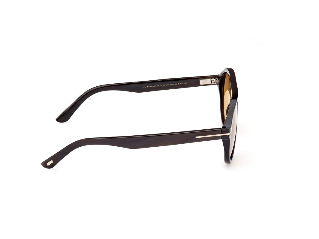 Matte Black Male Sunglasses Tom Ford Private Collection 889214417336