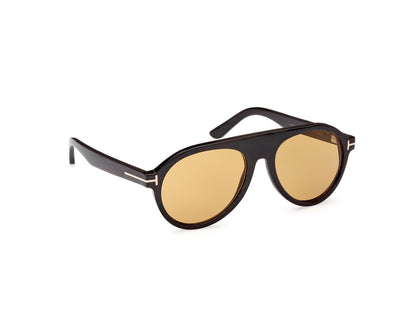 Matte Black Male Sunglasses Tom Ford Private Collection 889214417336