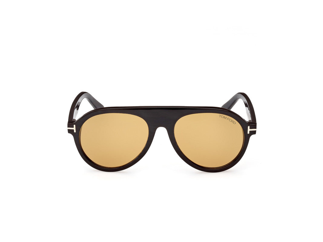 Matte Black Male Sunglasses Tom Ford Private Collection 889214417336