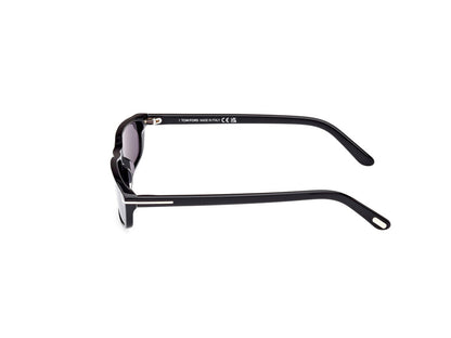 Shiny Black Unisex Sunglasses Tom Ford 889214452429