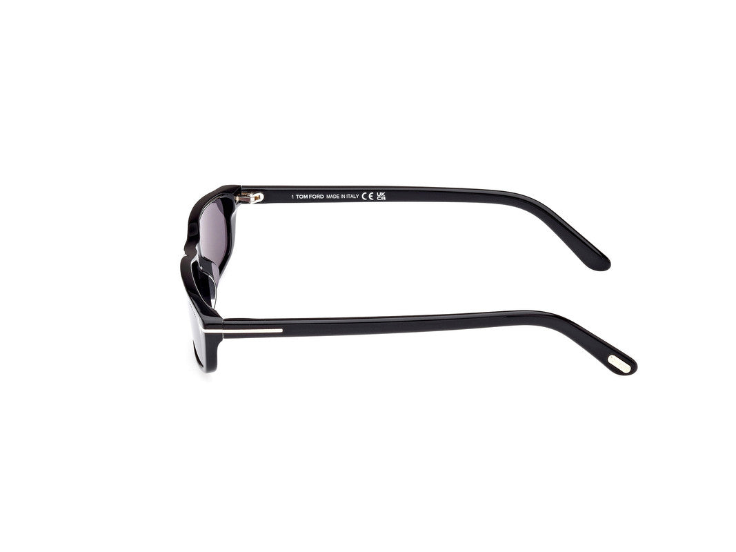 Shiny Black Unisex Sunglasses Tom Ford 889214452429