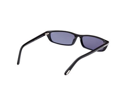 Shiny Black Unisex Sunglasses Tom Ford 889214452429