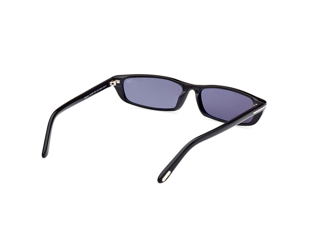 Shiny Black Unisex Sunglasses Tom Ford 889214452429