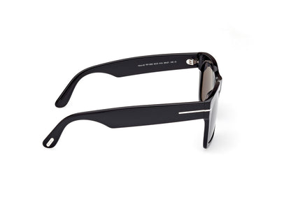 Shiny Black Male Sunglasses Tom Ford 889214454980