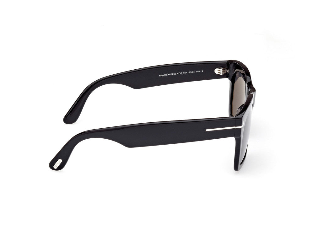 Shiny Black Male Sunglasses Tom Ford 889214454980