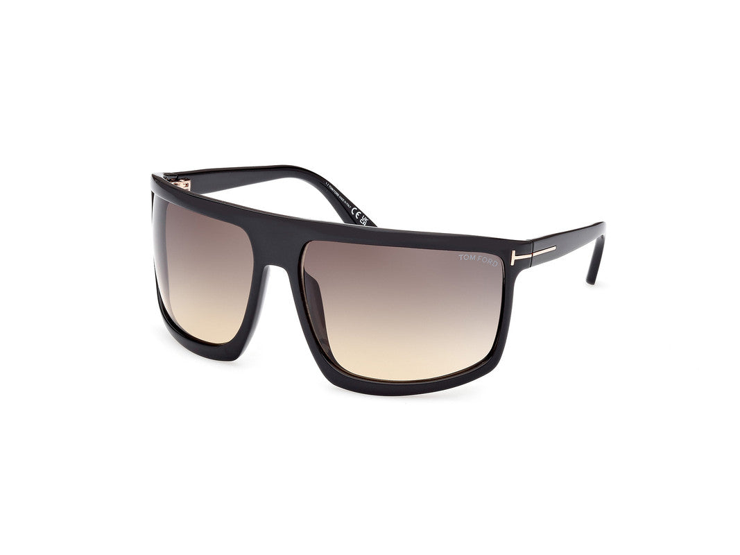 Shiny Black Unisex Sunglasses Tom Ford 889214455123