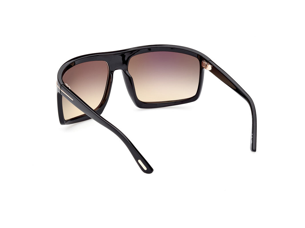 Shiny Black Unisex Sunglasses Tom Ford 889214455123