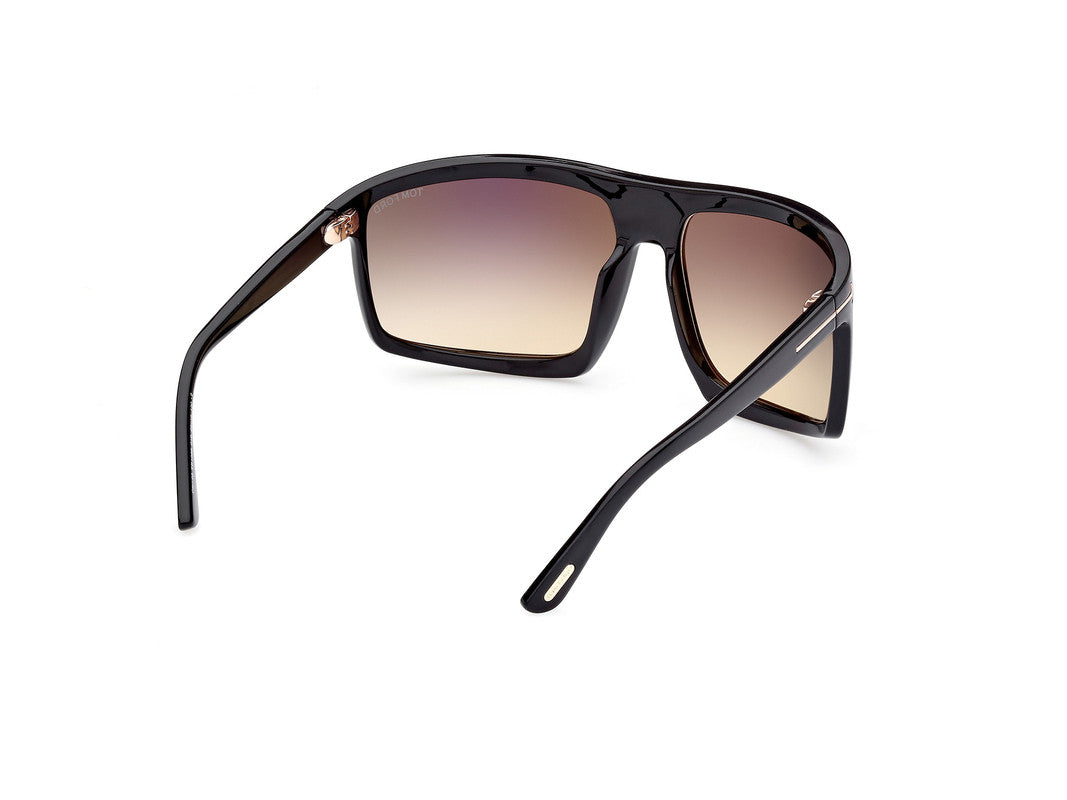 Shiny Black Unisex Sunglasses Tom Ford 889214455123