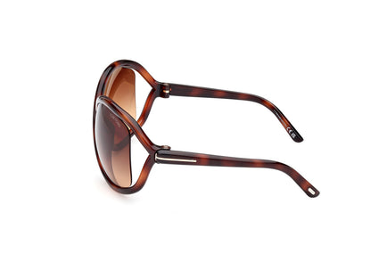 Dark Havana Female Sunglasses Tom Ford 889214457639