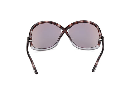 Havana/Gradient Female Sunglasses Tom Ford 889214457646