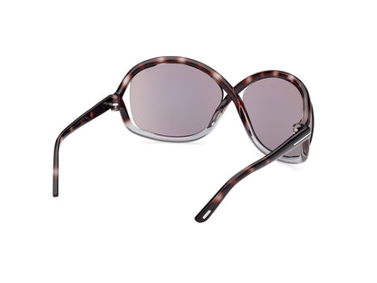 Havana/Gradient Female Sunglasses Tom Ford 889214457646